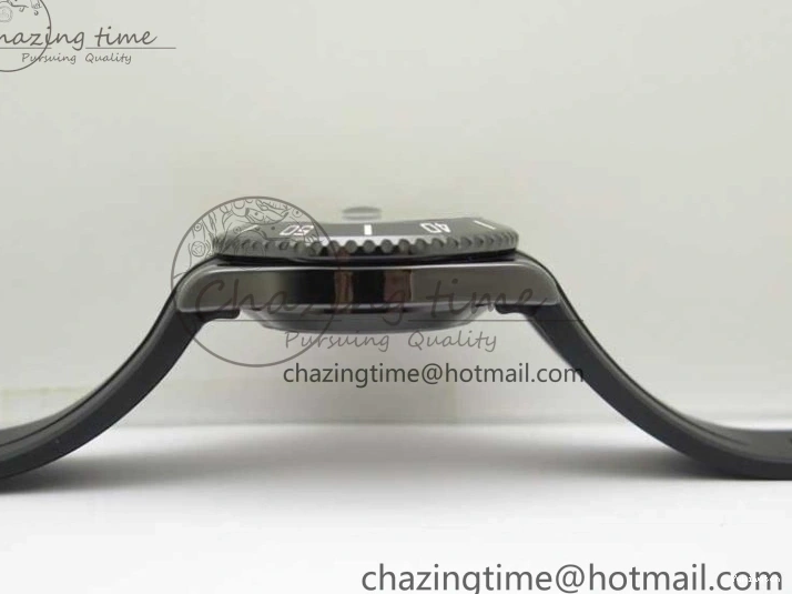 5GF Black Black Best SA3135 Cream Ceramic Dial Submariner on 40mm Strap Rubber Edition 1224